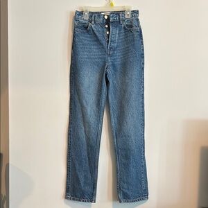 Reformation High Rise Jeans Size 24
